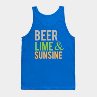 Beer Lime & Sunshine Tank Top